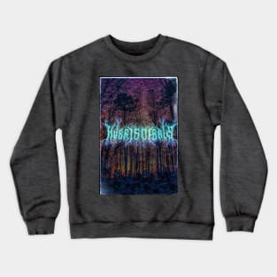 Hubris Debris Sunset Forest Crewneck Sweatshirt